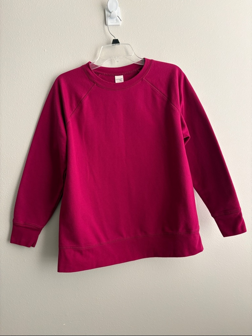 Terra & Sky Women's Crewneck Sweatshirt - Fuchsia Pink